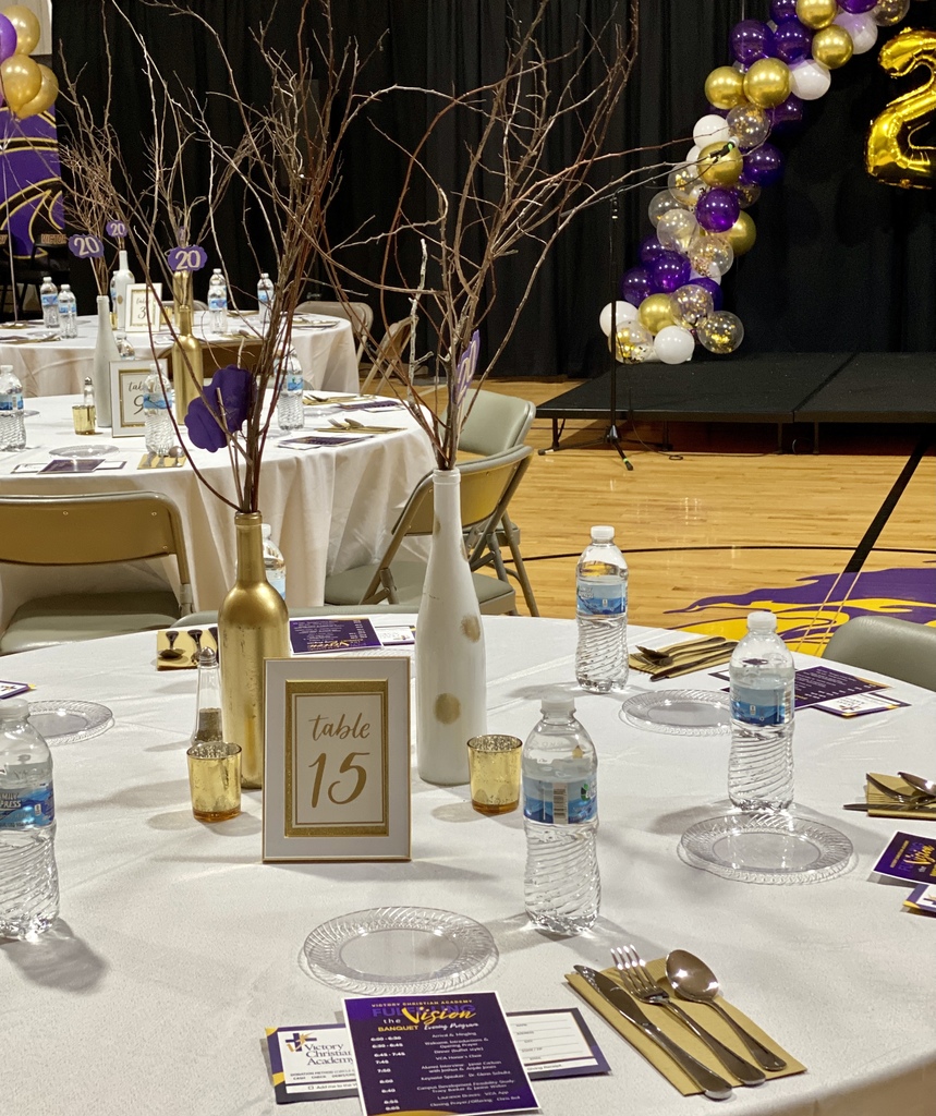 VCA Banquet table